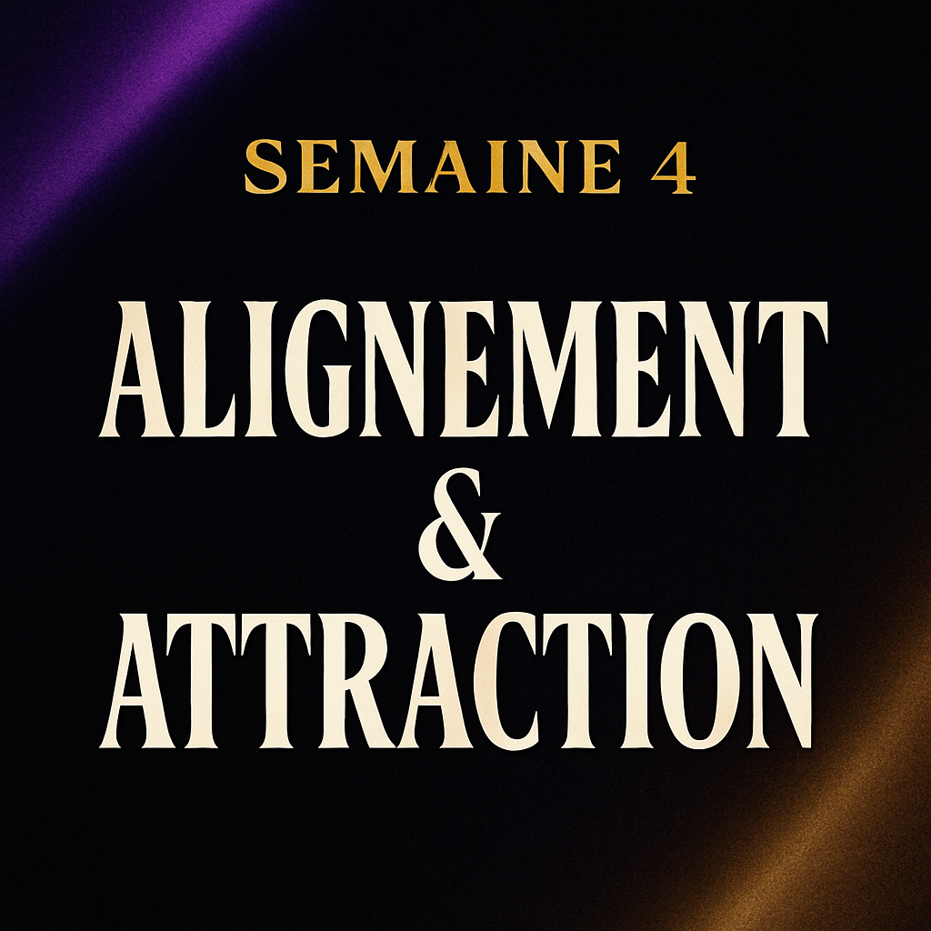Semaine 4 Alignement et Attraction